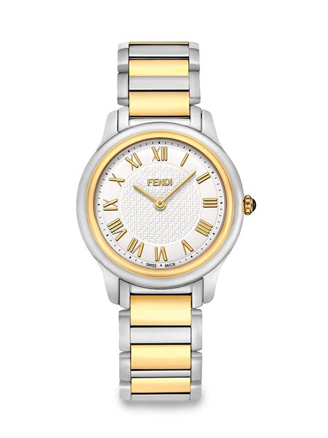 fendi watches gold